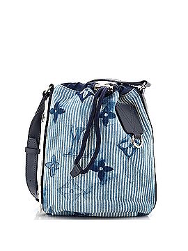 Louis Vuitton Sac Marin Bag Limited Edition Monogram Watercolor Stripes Denim BB (view 1)