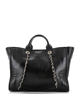 Chanel Deauville Tote Embellished Shiny Calfskin Medium (view 2)