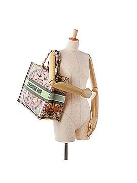 Dior Large Embroidered Canvas Book Tote (view 2)