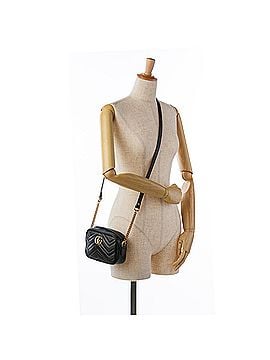 Gucci Mini GG Marmont Matelasse Crossbody Bag (view 2)