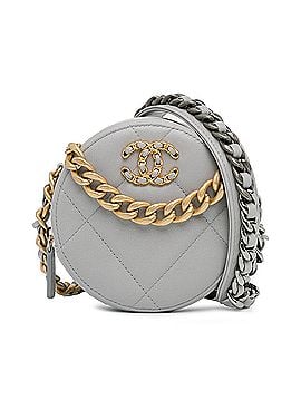 Chanel Lambskin 19 Round Clutch with Chain (view 1)