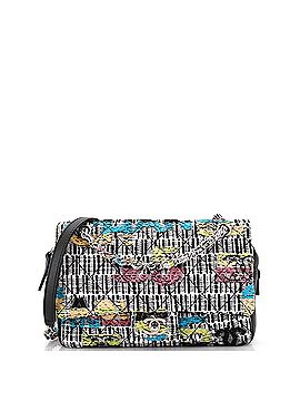 Chanel Easy Fantasy Flap Bag Quilted Multicolor Tweed Small (view 1)