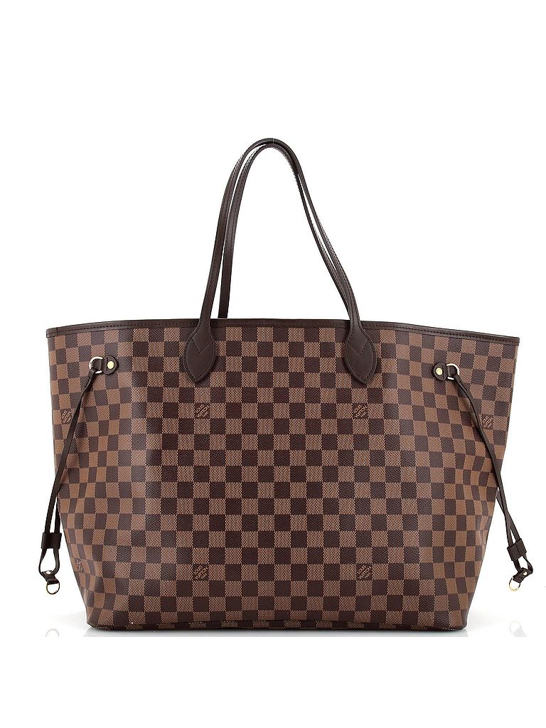 Louis Vuitton 100% Coatead Canvas Brown Neverfull NM Tote Damier GM One size - photo 1