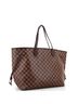 Louis Vuitton 100% Coatead Canvas Brown Neverfull NM Tote Damier GM One size - photo 3