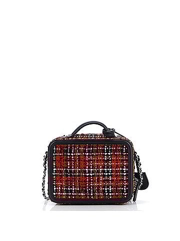 Chanel Filigree Vanity Case Quilted Tweed Small (view 2)
