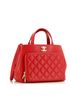 Chanel 100% Leather Red Business Affinity Tote Quilted Caviar Small One size - photo 4