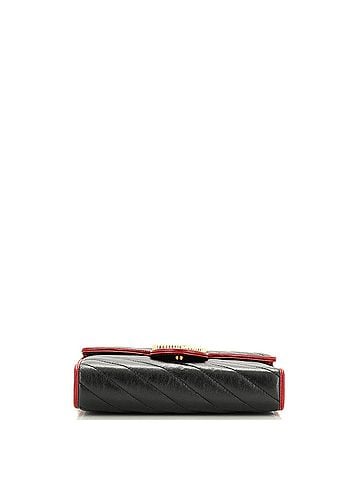 Gucci GG Marmont Chain Wallet Diagonal Quilted Leather Mini (view 2)