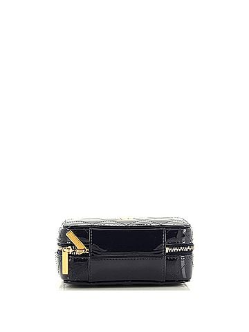 Chanel Woven Chain Top Handle Vanity Case Quilted Patent Mini (view 2)