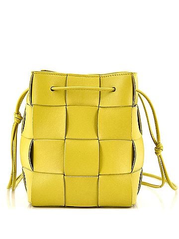 Bottega Veneta Cassette Bucket Bag Maxi Intrecciato Leather Small (view 1)