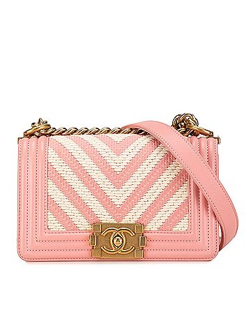 Chanel Small Braided Chevron Boy Flap (view 1)