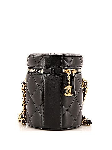 Chanel Side Note Vanity Case Quilted Lambskin Small (view 2)