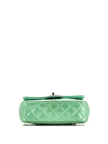 Chanel Classic Single Flap Bag Quilted Patent Mini (view 2)