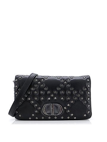 Christian Dior Caro Bag Lucky Star Studded Macrocannage Calfskin Mini (view 1)