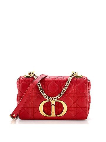 Christian Dior Caro Bag Cannage Quilt Calfskin Small (view 1)