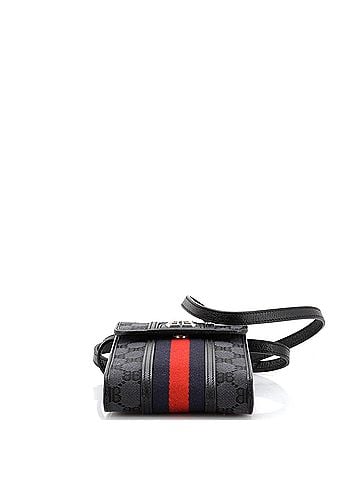 Balenciaga x Gucci The Hacker Project Web Phone Bag BB Coated Canvas (view 2)