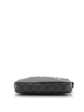 Céline Logo Messenger Bag Triomphe Coated Canvas Medium (view 2)