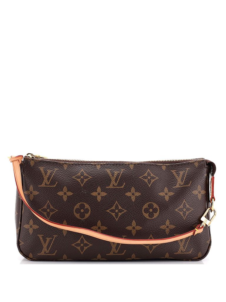 Louis Vuitton 100% Coatead Canvas Brown Pochette Accessoires NM Monogram Canvas One size - photo 1