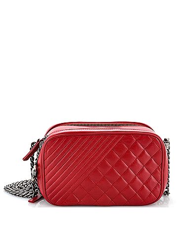 Chanel Coco Boy Camera Bag Quilted Leather Small (view 1)