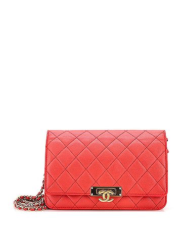 Chanel Golden Class Wallet on Chain Quilted Caviar (view 1)