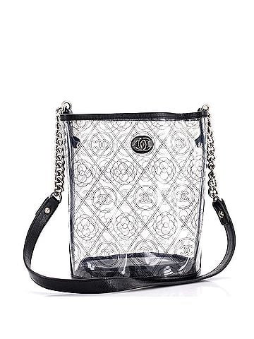 Chanel Camellia Coco Bucket Bag Printed PVC Medium (view 2)