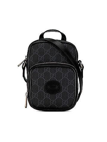 Gucci Mini GG Supreme Interlocking G Crossbody (view 1)