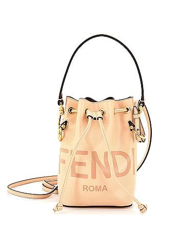 Fendi Logo Mon Tresor Bucket Bag Leather Mini (view 1)