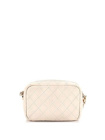 Chanel Coco Tassel Camera Case Quilted Caviar Medium (view 2)