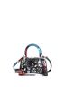 Balenciaga 100% Leather Multi Color Graffiti Hourglass Top Handle Bag Crocodile Embossed Leather Small One size - photo 4
