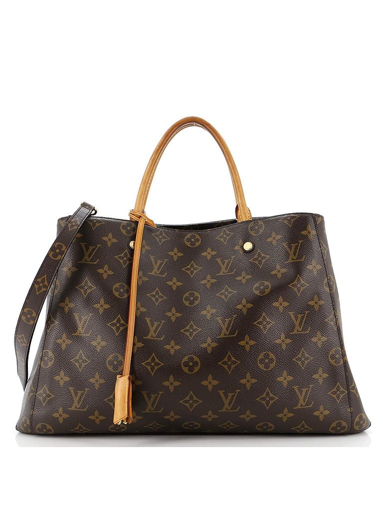 Louis Vuitton 100% Coatead Canvas Brown Montaigne Handbag Monogram Canvas GM One size - photo 1