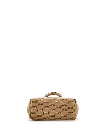 Balenciaga Signature East-West Shopper Tote BB Monogram Coated Canvas Small (view 2)