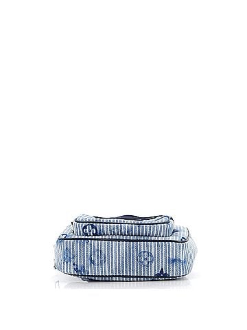 Louis Vuitton Outdoor Pouch Limited Edition Monogram Watercolor Stripes Denim (view 2)