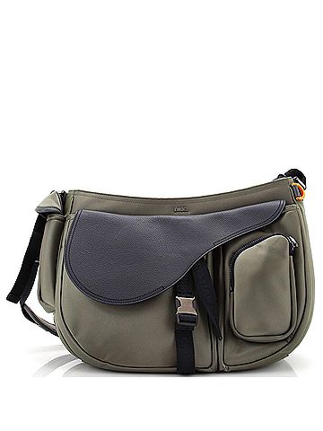 Christian Dior x Sacai Saddle Soft Bag Technical Fabric and Leather (view 1)