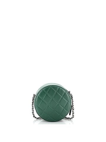 Chanel Round Clutch with Chain Quilted Lambskin Mini (view 2)