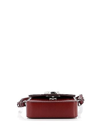 Chloé C Flap Bag Embossed Leather Mini (view 2)