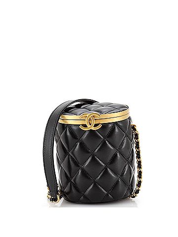 Chanel Crown Box Vanity Bag Quilted Lambskin Mini (view 1)