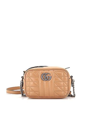 Gucci GG Marmont Shoulder Bag Mixed Matelasse Leather Mini (view 1)