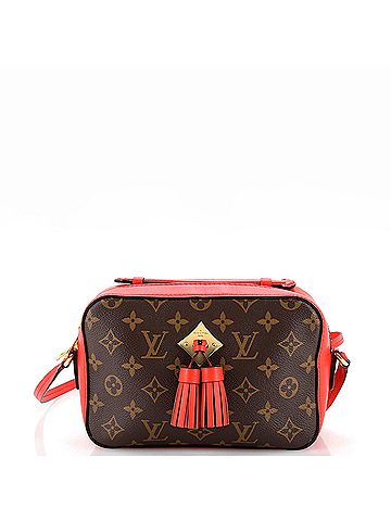 Louis Vuitton Saintonge Handbag Monogram Canvas with Leather (view 1)