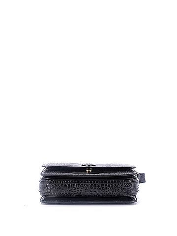 Saint Laurent Le 61 Saddle Bag Crocodile Embossed Leather Medium (view 2)