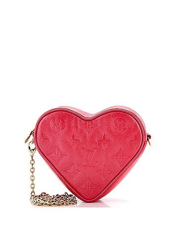Louis Vuitton Coeur Heart on Chain Bag Monogram Embossed Lambskin (view 1)