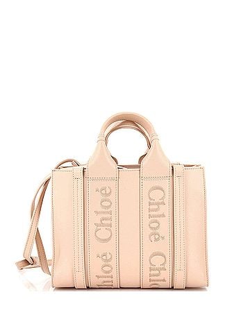 Chloé Woody Convertible Tote Leather Small (view 1)