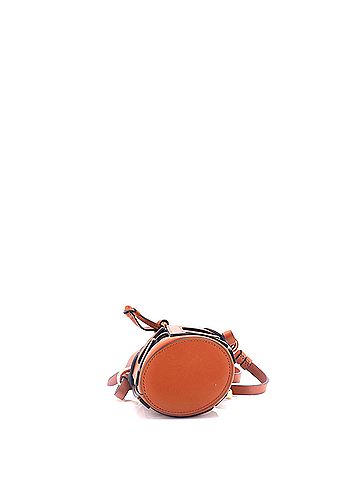 Fendi Step Out Bucket Bag Leather with Zucca Canvas Nano (view 2)