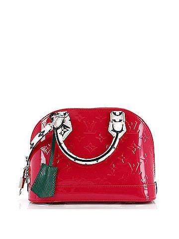 Louis Vuitton Alma Handbag Monogram Vernis with Monogram Canvas and Epi Leather BB (view 1)