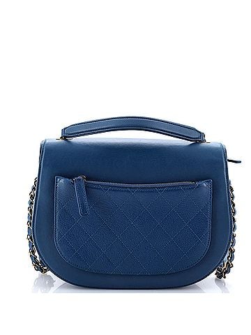Chanel Coco Curve Flap Messenger Calfskin and Quilted Goatskin Medium (view 2)