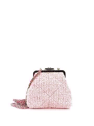 Chanel CC Kisslock Frame Clutch with Chain Quilted Tweed Mini (view 1)