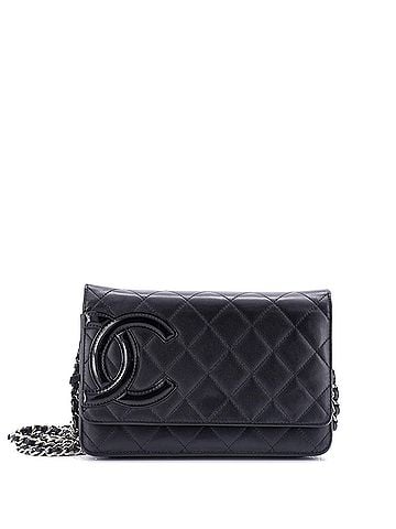 Chanel Cambon Wallet on Chain Quilted Leather (view 1)