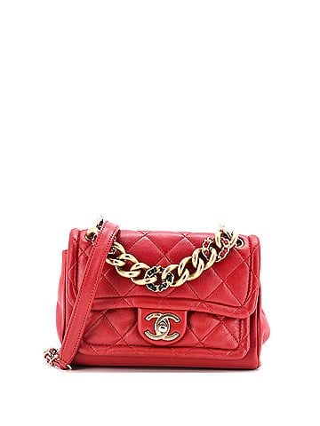 Chanel Linked In CC Chain Flap Bag Quilted Lambskin Small (view 1)