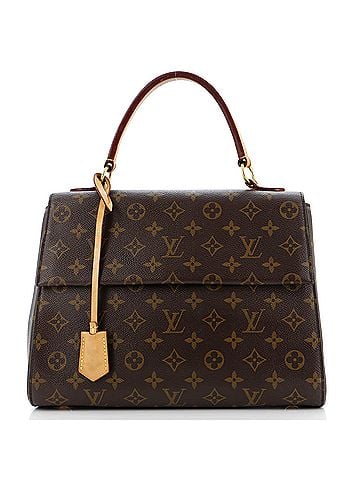 Louis Vuitton Cluny Top Handle Bag Monogram Canvas MM (view 1)