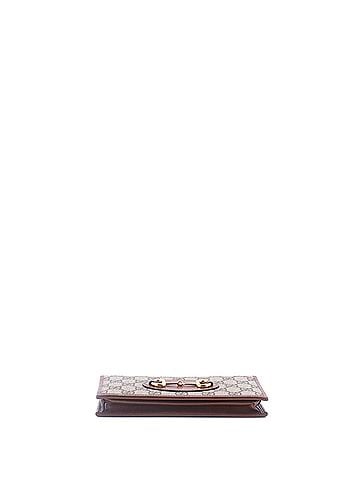 Gucci Horsebit 1955 Chain Wallet GG Coated Canvas (view 2)