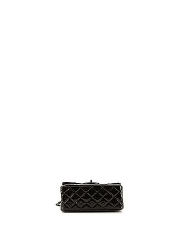 Chanel So Black Reissue 2.55 Flap Bag Quilted Patent Mini (view 2)
