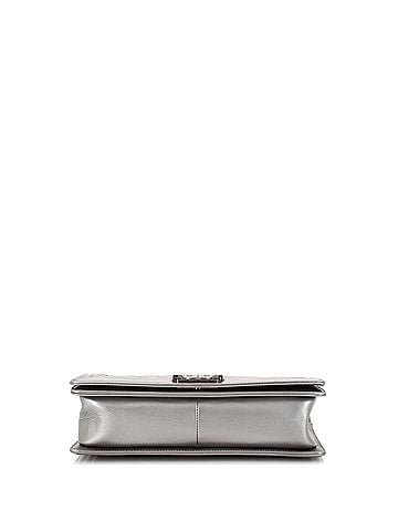 Chanel Boy Flap Bag Quilted Caviar New Medium (view 2)